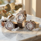 Floral Cameo Watch - Vanilla Silk