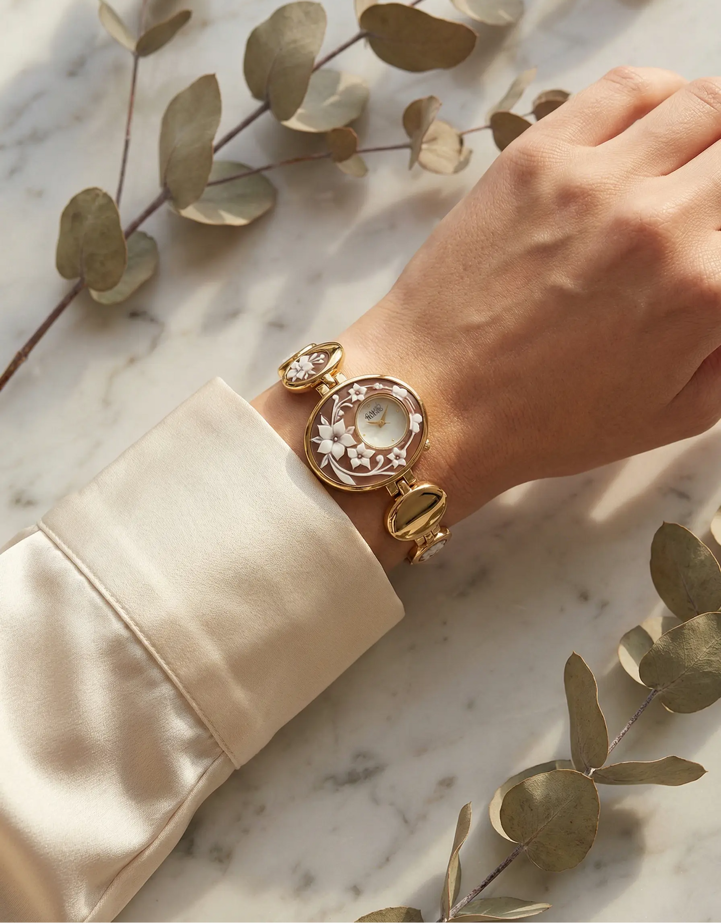 Floral Cameo Watch - Endless Blossom