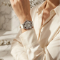 Floral Cameo Watch - Vanilla Silk