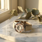 Floral Cameo Watch - Vanilla Silk