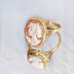 BAGUE CAMÉE CLASSIQUE - DORÉ