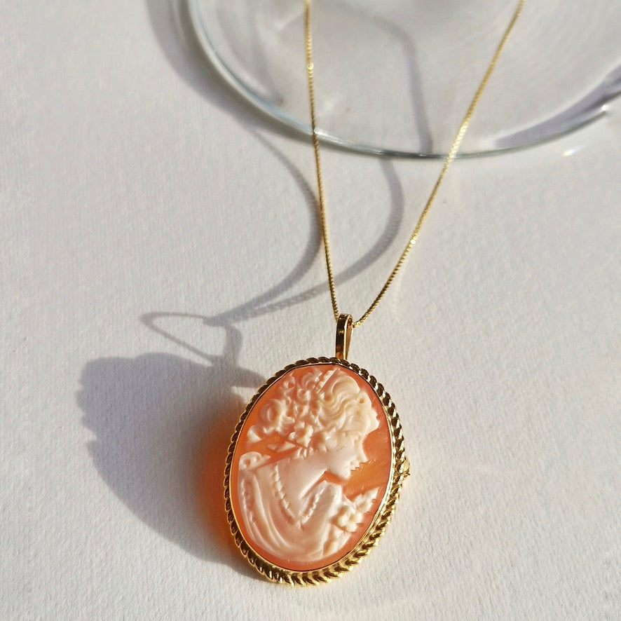 COLLIER CAMÉE CLASSIQUE - DORÉ