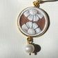 FLORAL CAMEO EARRINGS